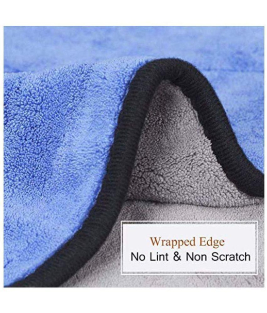 INGENS - Multicolor 600 GSM Microfiber Cloth For Automobile ( Pack of 3 )