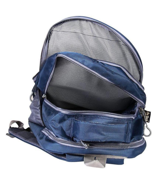 Da Tasche Blue Polyester College Bag