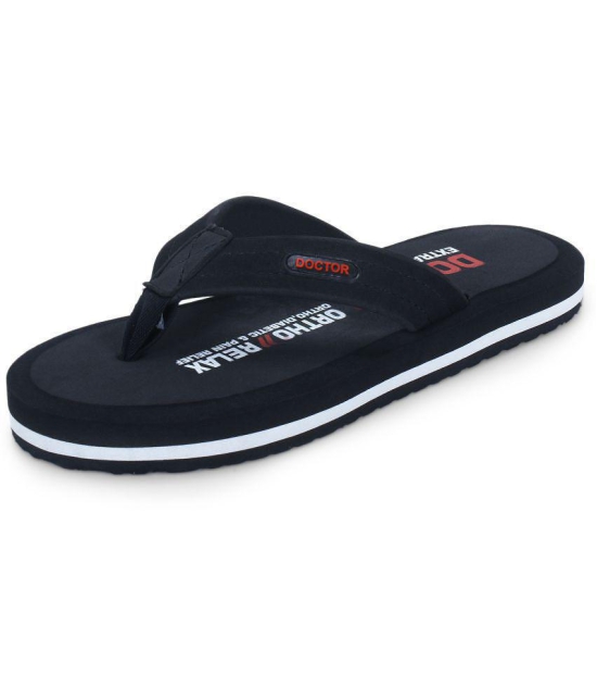 DOCTOR EXTRA SOFT - Black Mens Daily Slipper - None