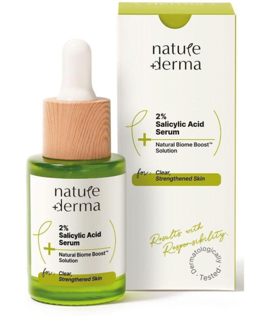 Nature Derma 2% Salicylic Acid Serum with Natural Biome-Boost For Acne, Blackheads & Open Pores| 30ml