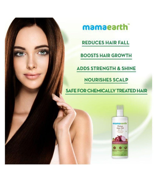 Mamaearth Onion Hair Oil for hair growth with Onion & Redensyl for Hair Fall Control - 250ml