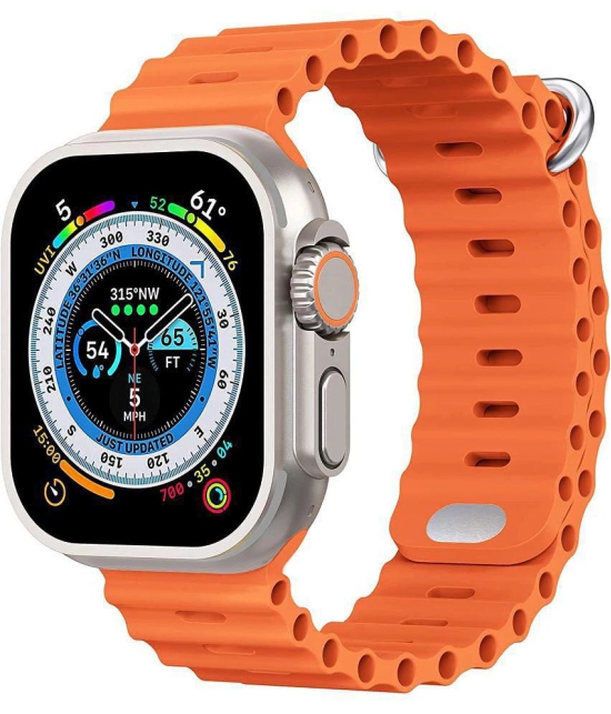 Life Like Ultra BT Calling With Pro TWS Earbuds Orange Smart Watch