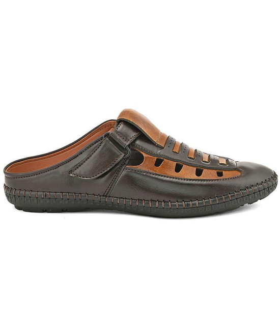 Leeport - Brown Men's Sandals - None