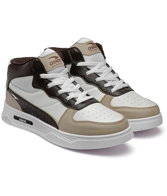 ASIAN BOSTON-11 Beige Mens Sneakers - None