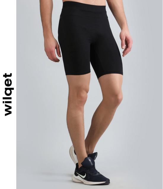 Mens Cycling Shorts-Black / L