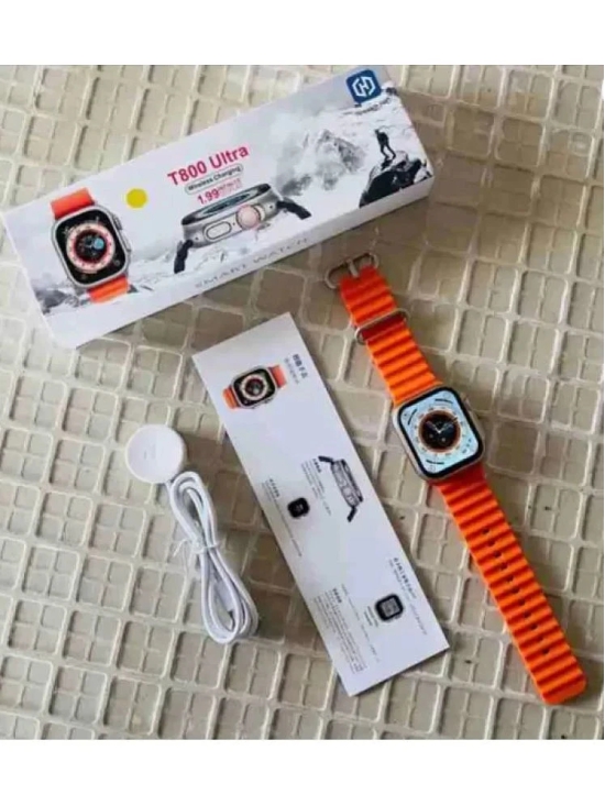 Shopic Point T800 Ultra smart watch with WiFiA2 Orange Smart Watch