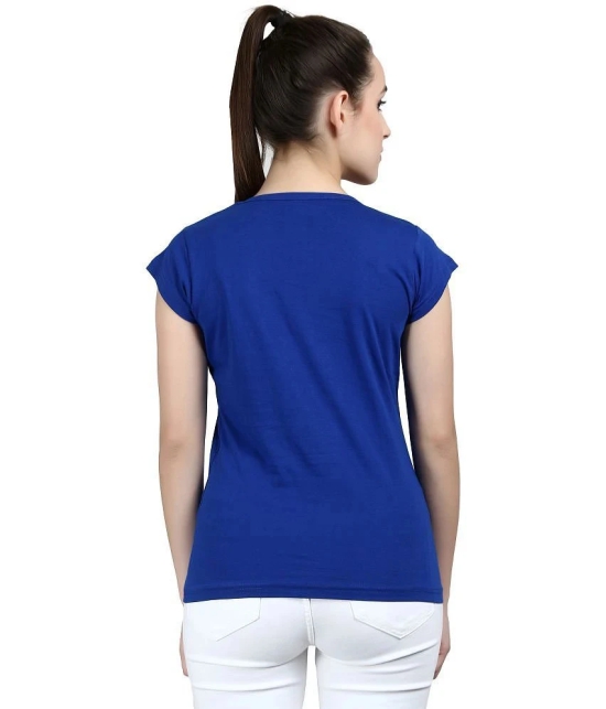 Diaz Cotton Blue T-Shirts - Single - None