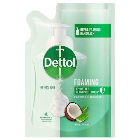 Dettol Aloe Coconut Foaming Hand Wash Pump Plus Refill 200 Ml