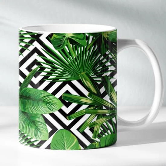 ForVano Beautiful Mug Featuring a Vibrant, Abstract Design with a Gradient of Colors