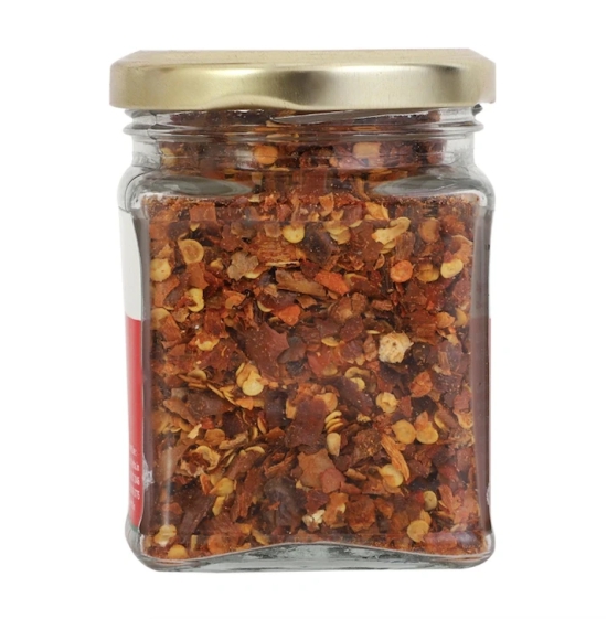 Himalayan Red Chilli Flakes (Size - 50g) by HETHA ORGANICS LLP