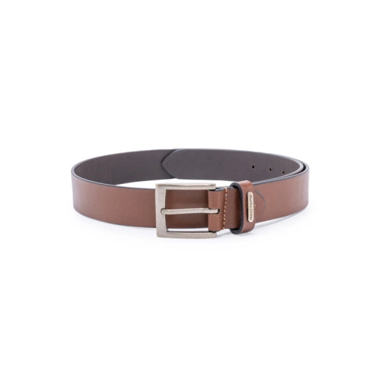 RedTape Men Tan Leather Belt