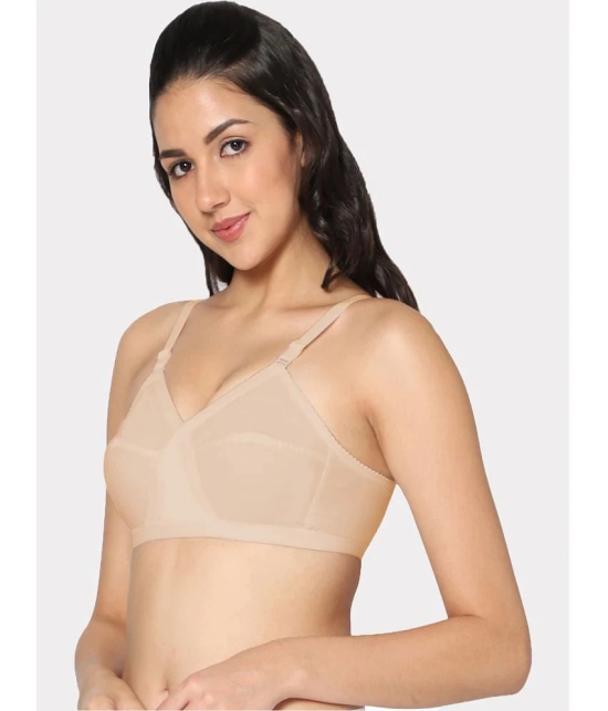 IN CARE LINGERIE - Beige Cotton Non Padded Womens T-Shirt Bra ( Pack of 1 ) - None