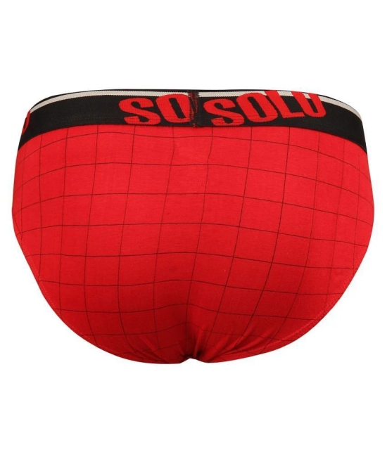 Solo - Multicolor Cotton Blend Mens Briefs ( Pack of 2 ) - 85