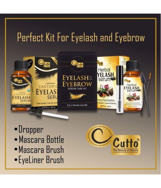 Cutto Eyelash/Eyebrow Kit Hair Serum 120 mL