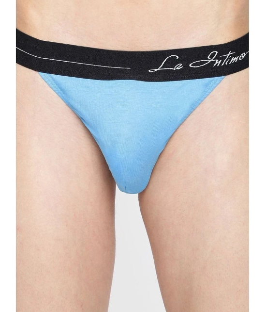 La Intimo Cotton Mens Bikini ( Blue ) - None