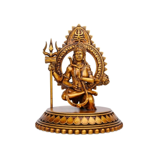 Artarium Car Dashboard Resin Ardhanarishvara Idol Home Decor Item |3D Printed ABS Material | Ardhanarishvara Murti Statue for Gift (Pack-1) Height 3.93 inch