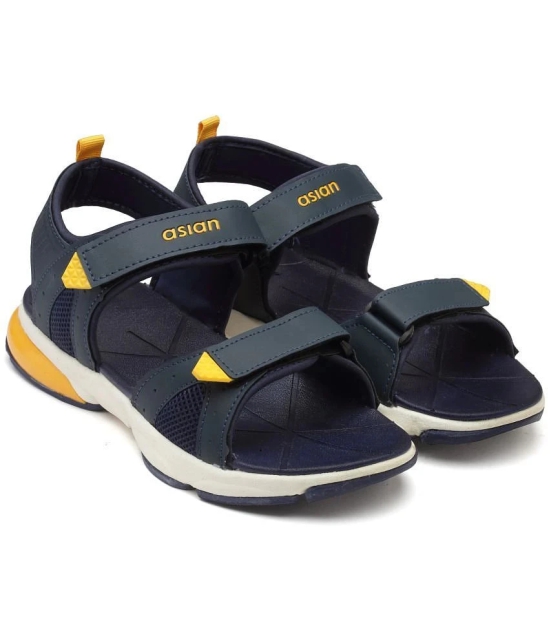 ASIAN - Navy Mens Sandals - None