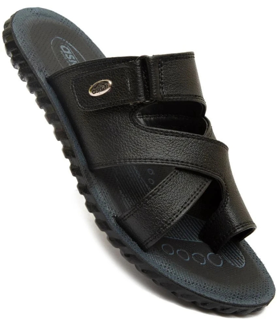 ASIAN Black Mens Daily Slipper - None