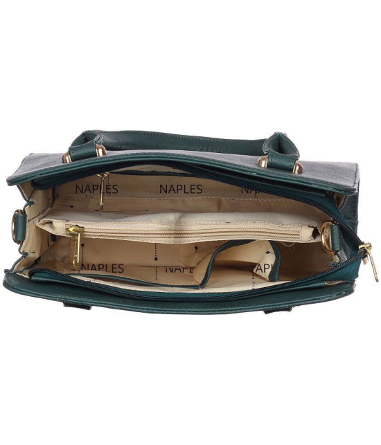 Naples - Green PU Shoulder Bag - Green