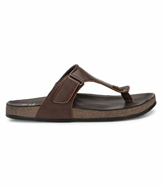 SHENCES Brown Flip Flops - 10