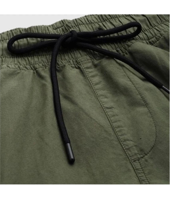 Bene Kleed Olive Loose Joggers ( Pack of 1 ) - None