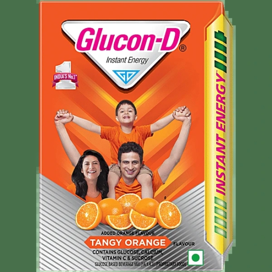 Glucon-D Tangy Orange, 200 Gm