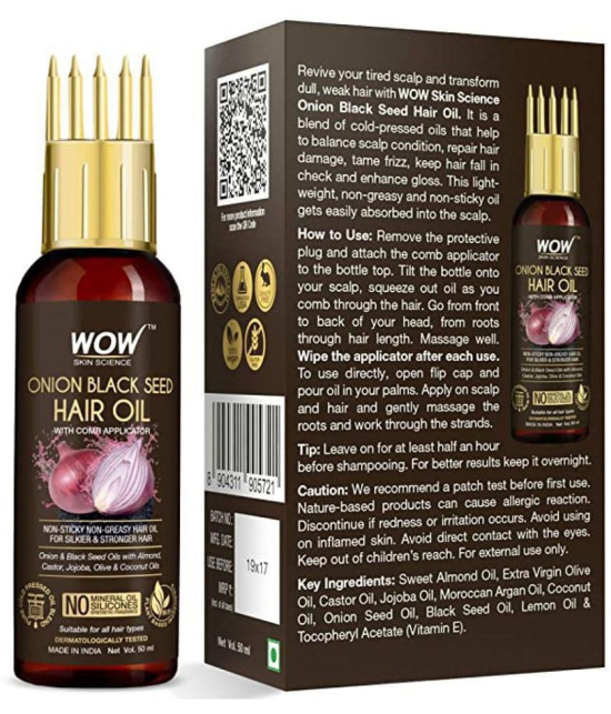 WOW Skin Science - Anti Hair Fall Onion Oil 50 ml ( Pack of 1 )