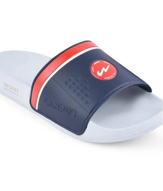 Campus - Blue Mens Slide Flip Flop - None