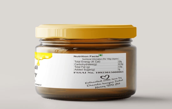 Premium Wild Forest Pahadi Raw Honey 350g