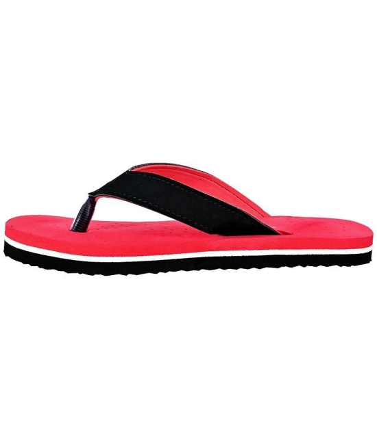 GRASS WALK - Red Womens Thong Flip Flop - None