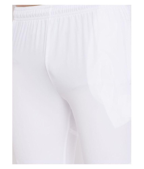 RANBOLT - White Polyester Men's Sports Trackpants ( Pack of 1 ) - M