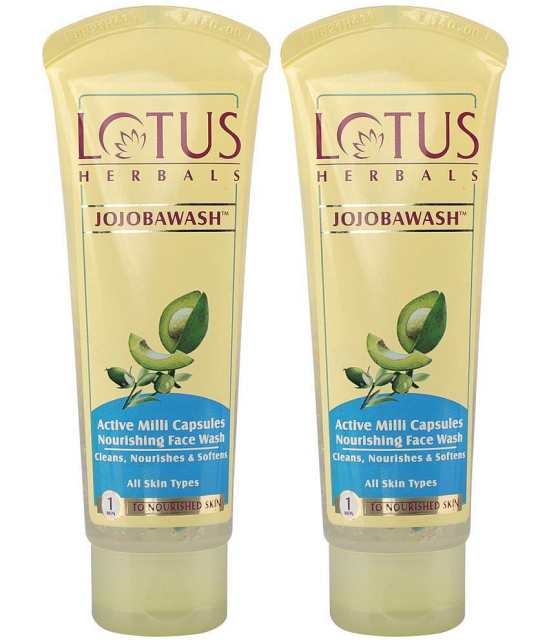 Lotus Herbals Jojobawash Face Wash Pack of 2*80ml=160ml