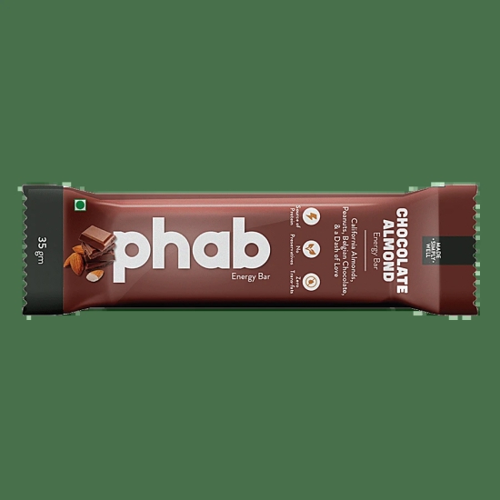 Phab Enr Bar Chocolate Almond, 35 Gm