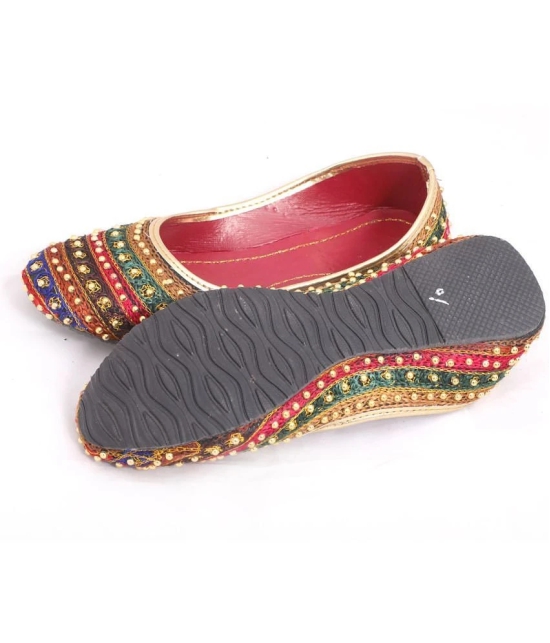 Apratim Multi Color Ethnic Footwear - None