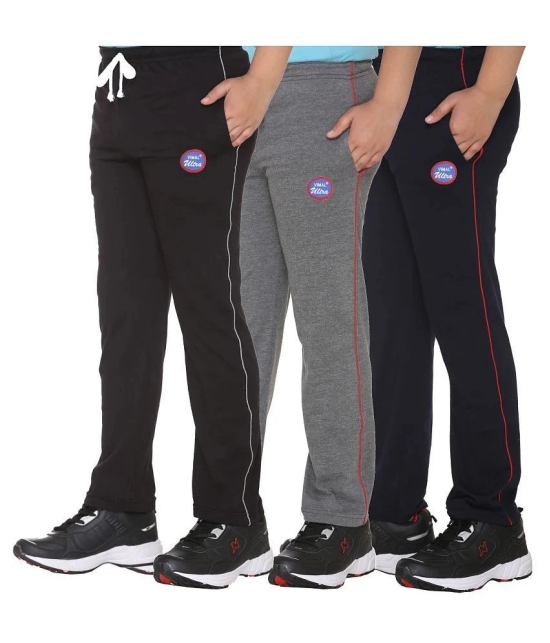 Vimal Jonney Multicolor Cotton Blend Trackpants For Boys - Pack Of 3 - 12-13 Years