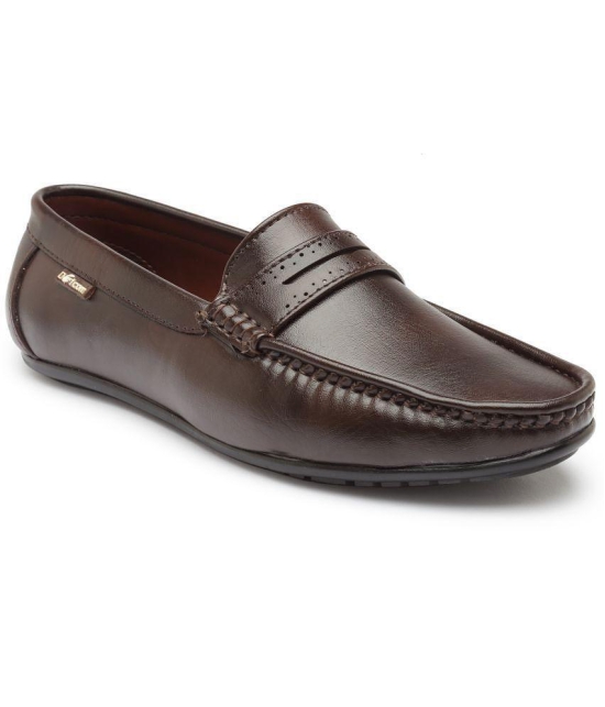 Action - Brown Men's Mocassin Formal Shoes - None