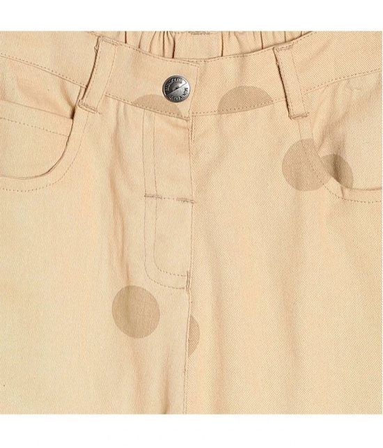 MINI KLUB Beige Woven Pant For Kids Girls - 8Y