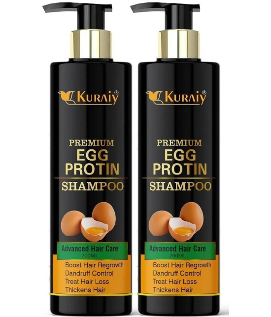 KURAIY EGGPROTEIN SHAMPOO FOR SMOOTH & SHINY HAIR 200ML PACK OF 2