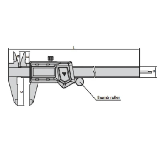 Insize Digital Caliper(Absolute System)1103-1103-300 (0-300MM)