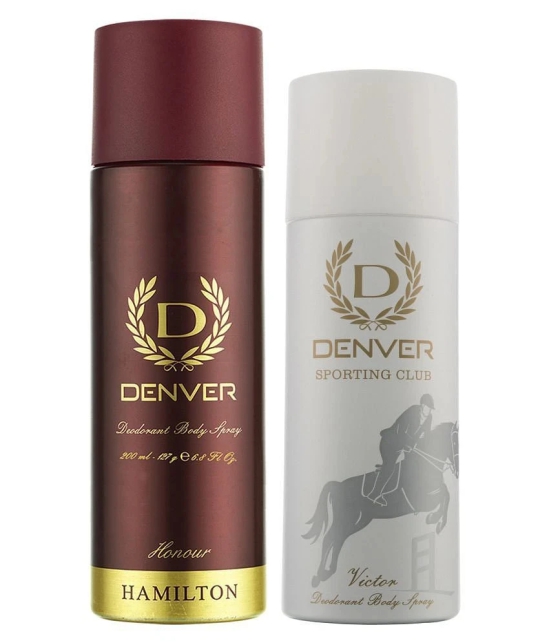 Denver Prestige Deo - 200ML & Victor Deo - 165ML For Men (Combo Pack of 2)