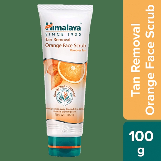 Himalaya Tan Removal Orange Face Scrub, 100 G