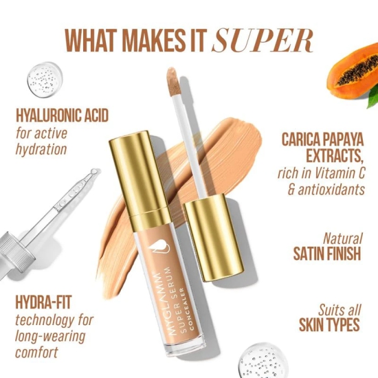 MyGlamm Super Serum Concealer + Super Serum BB cream 15g