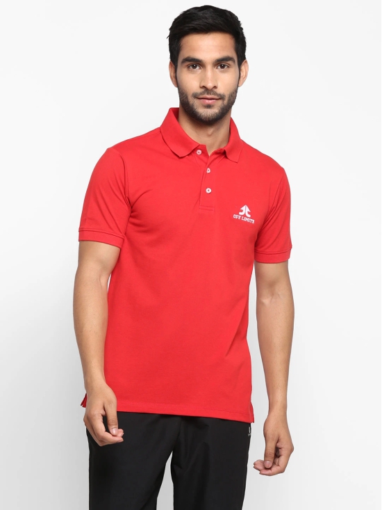 MENS PCP HS LOGO POLO-L / Red