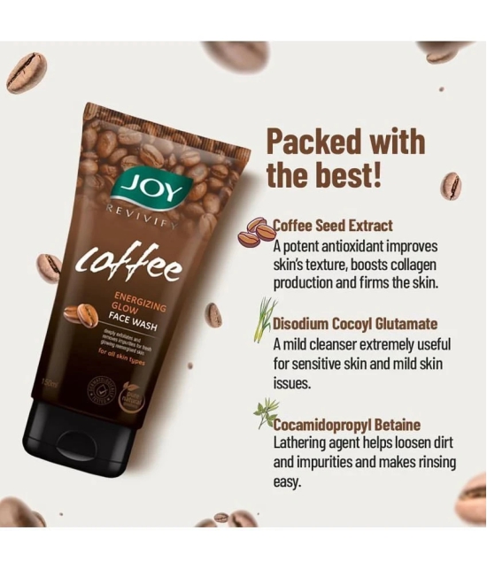 Joy Revivify Energizing Glow Coffee Face Wash (150 x 2), Buy 1 & Get 1 FREE