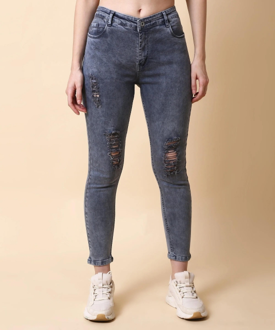 Women Grey Skinny Fit Denim jeans-28