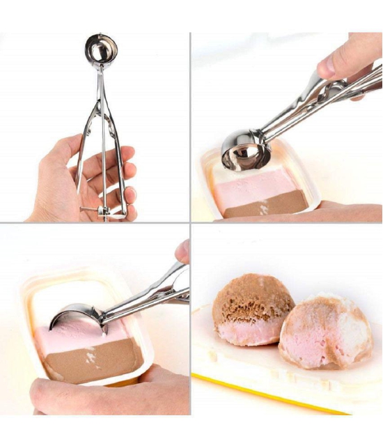 KALPVRUKSH ENTERPRISE Steel Ice Cream Scoop - Multicolor