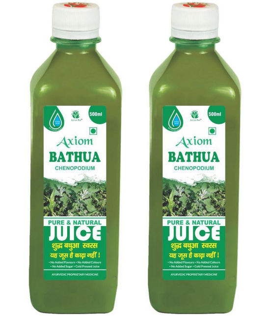 Axiom Bathua Juice 500ml (Pack of 2) |100% Natural WHO-GLP,GMP,ISO Certified Product