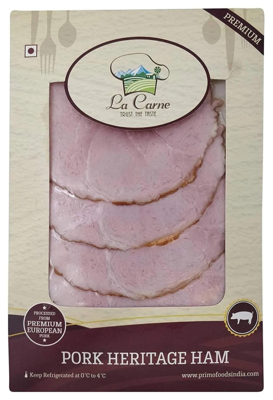 La Carne Imported  Sleeveless Pork Bacon 150 Gms