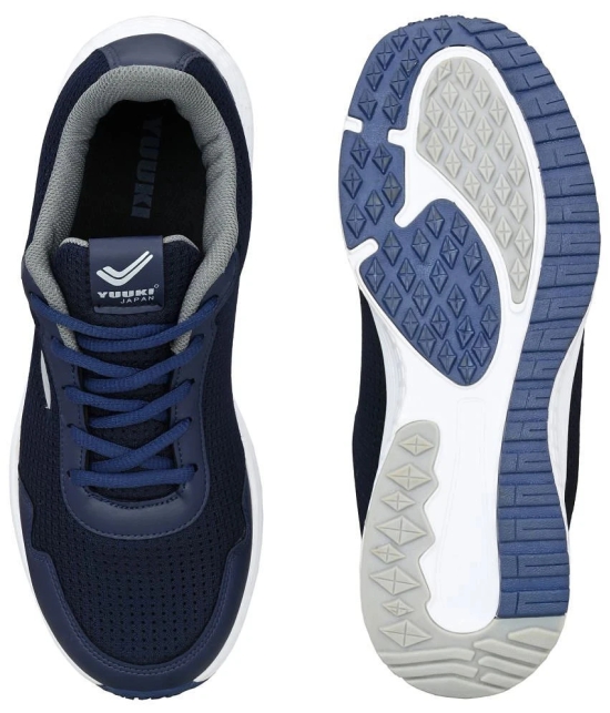 YUUKI - VELOCITY II Navy Mens Sports Running Shoes - None