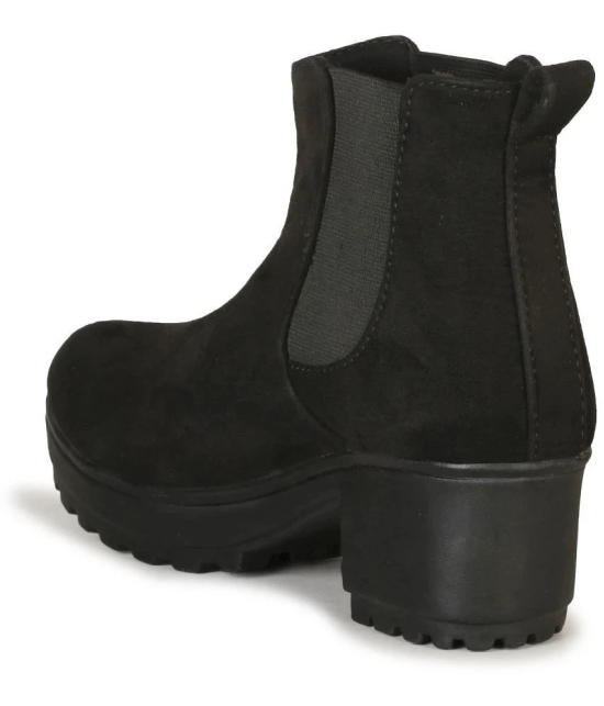 Saheb - Black Womens Ankle Length Boots - None